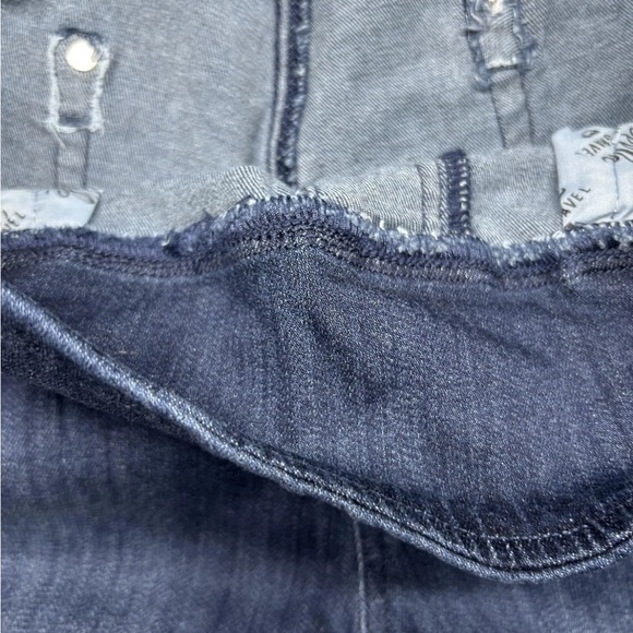 Belle by Kim Gravel Frayed Hem Jeans Pull on 16 - Picture 5 of 13